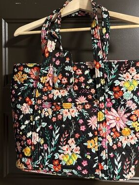 Vera Bradley Tangerine Twist Quilted Tote